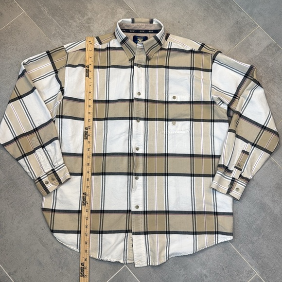 Wrangler Twenty X Plaid Long Sleeve Button Down Shirt Men's XL - Picture 5 of 10